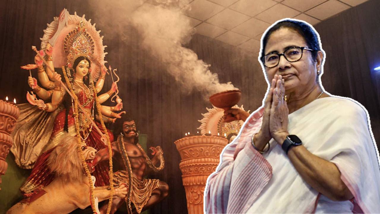 mamata banerjee durga pujo