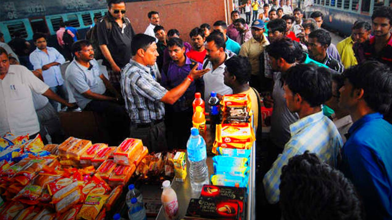 Indian Railways shop at station