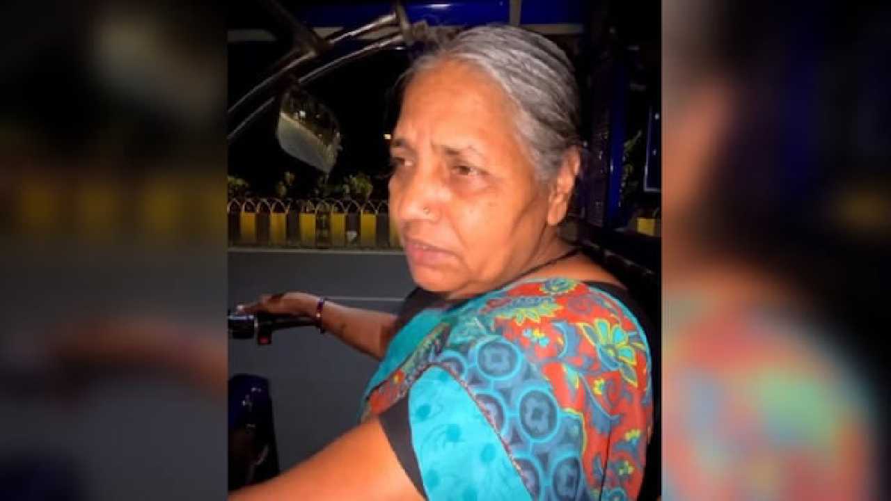 55 years old woman auto driver