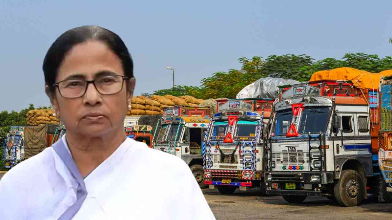 mamata banerjee truck