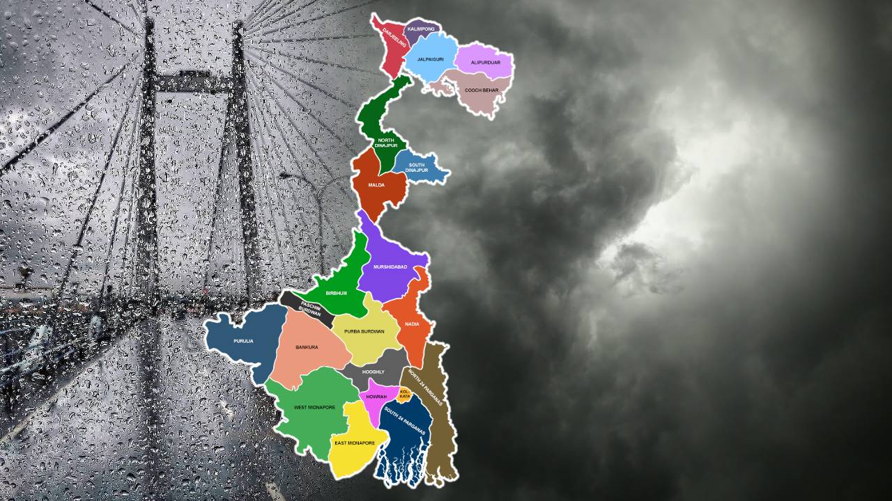 weather south bengal rain